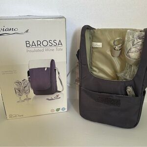Picnic Time Barossa Aviano Insulated Wine Bottle Tote Bag NIB